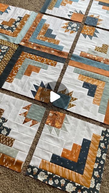 Valerie Krokosky | Modern Quilting on Instagram: "What happens when a bear walks into a cabin? Scrappy Bear Cabin!!! 🐻 Here’s a sneak peak of what’s coming in a few weeks! Lookout for the cute and cozy Scrappy Bear Cabin quilt, the perfect mix of the traditional log cabin block with the bear paw block! #traditional #historical #scrappybearcabin #scrappybearcabinquilt #cabinlove #cabinlife #quilting #quiltlove #quiltpattern #quiltingfabric #wearefabrics #agf #bearpawquiltblock #logcabinquilt #quiltingismytherapy #butfirstcoffee #makersgonnamake #sewing #modernquilter #patchwork #handmade #cabinvibes" Scrappy Bear Cabin Quilt Pattern, Bear Paw Quilt Pattern Free, Log Cabin Quilt Blocks Free Pattern, Bear Claw Quilt Pattern, Bear Paw Quilt Pattern, Bear Claw Quilt, Bear Quilt Pattern, Traditional Log Cabin, Historical Quilts