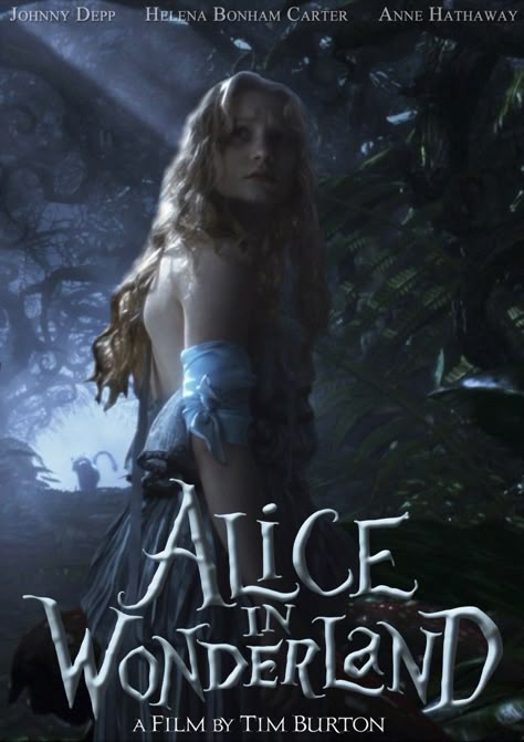 Alice And Wonderland Movie, 2011 Aesthetic, Lion Woman, Alice In Wonderland 2010, Disney Movie Trivia, Wonderland Poster, Wonderland Aesthetic, Alice In Wonderland Poster, Alice And Wonderland