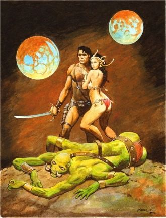 Princess Of Mars, A Princess Of Mars, John Carter Of Mars, Robert E Howard, Heroic Fantasy, Frank Frazetta, Conan The Barbarian, Fantasy Comics, Jack Kirby