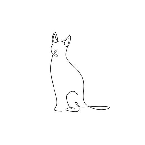 Wing Drawing, Wild Animals Vector, Earth Drawings, Drawing Png, Mini Tattoo, Single Line Drawing, Minimalist Drawing, Black And White Sketches, Cat Vector