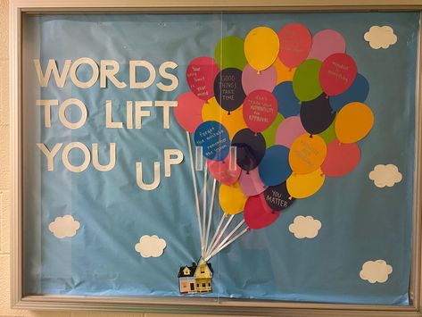 Encouraging Board Ideas, May Board Ideas For Work, Bulletin Board Positive Affirmations, Inspiring Boards Ideas, Bulletboard Ideas School, Emotional Bulletin Board Ideas, Get To Know You Bulletin Board Ideas, Engaging Bulletin Board, Pssa Bulletin Board Ideas