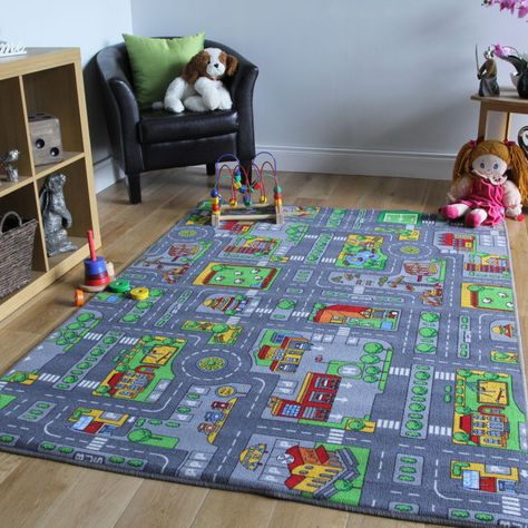 Play Village, Road Rug, Map Rug, Nursery Carpet, Road Kids, Play Rug, Childrens Rugs, Kids Room Rug, Carpet Colors