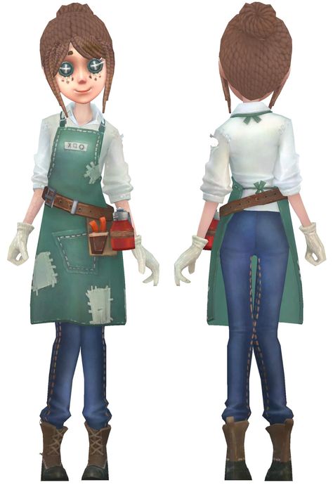 Emma Woods Fanart, Idv Gardener, Emma Woods Idv, Idv Oc, Idv Characters, Emma Woods, Camp Buddy, Identity V, Identity Art