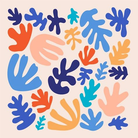 Matisse Colour Palette, Matisse Style Art, Matisse Mural, Matisse Watercolor, Flat Art Illustration, Matisse Shapes, Matisse Inspired Art, Matisse Drawing, Henry Matisse