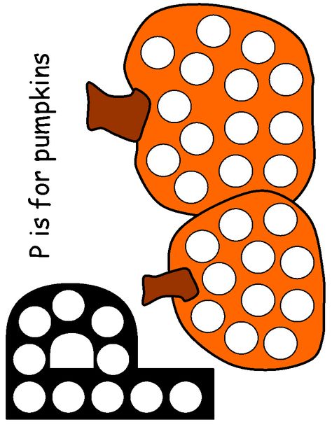 P -- pumpkin w/ dot markers Bingo Dauber Art, Bingo Dauber, Preschool Fall, Christian Homeschool, Letter Crafts, Fall Preschool Activities, Slp Activities, Pumpkin Carving Designs, Do A Dot