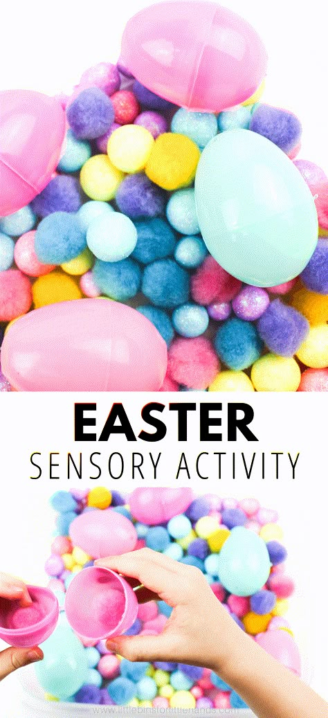 Preschool Easter Games, Easter Sensory Bin, Easter Sensory, Easter Activities For Toddlers, Easter Activities For Preschool, Game For Preschoolers, Preschool Easter, Toddler Sensory Bins, Easter Games For Kids