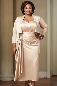 Mother Of The Bride Fashion, Formal Dress Patterns, Bride Elegant, Floral Lace Maxi Dress, Neat Casual Outfits, Plus Size Brides, Evening Gowns With Sleeves, Casual Dresses Plus Size, Mother Of The Bride Dresses Long