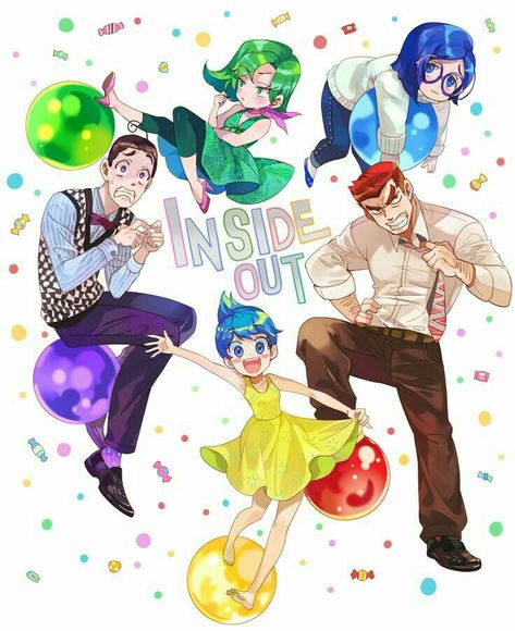 Inside Out, text, Anime form, Sadness, Joy, Fear, Anger, Disgust, cute, Pixar; Anime Envy Inside Out Fanart, Disgust Inside Out Fanart, Riley Inside Out Fanart, Inside Out Ships, Ennui Inside Out Fanart, Inside Out Oc, Inside Out 2 Fanart, Inside Out Fanart, Meme Disney