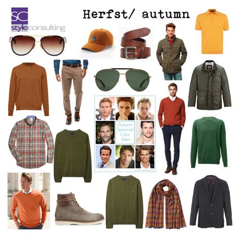 Mens Fall Outfits, Warm Fall Outfits, Men Styling, Soft Autumn Color Palette, Smart Casual Dress Code, True Autumn, Van Color, Spring Outfits Men, Color Combinations For Clothes