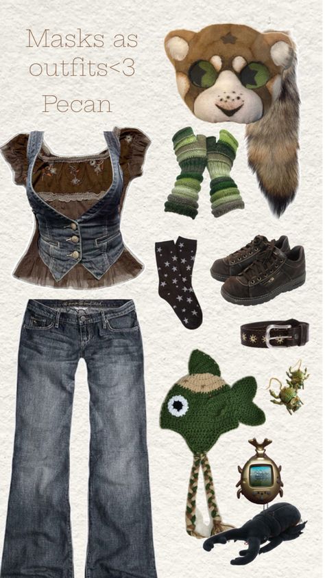 Animal Inspired Outfits, Silly Clothes, Goblin Core, Funky Outfits, Vintage Cottage, Fairy Grunge, Autumn Aesthetic, Inspired Outfits, Really Cute Outfits