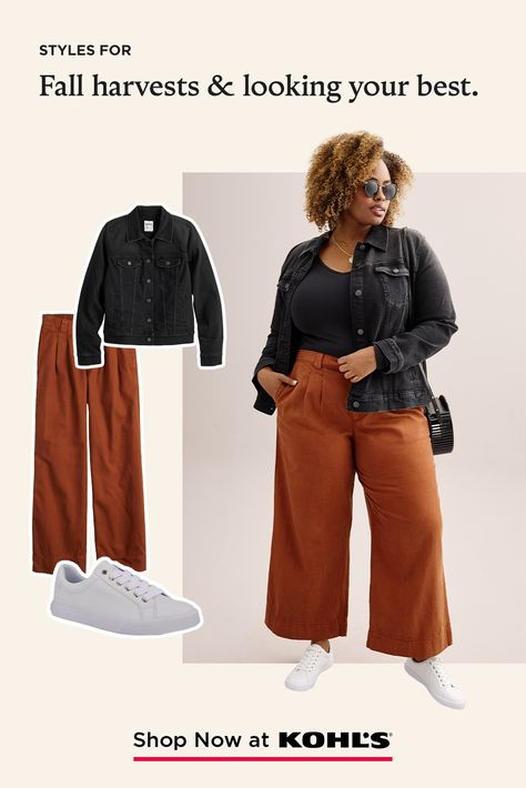 From your favorite trends to their favorite flannels, find women’s, men’s and kids’ fall styles at Kohl’s and Kohls.com. Womens Fall Clothing, Kohls Outfits, Comfy Mom Outfits, Black Jacket Outfit, Fall Styles, Matching Sweaters, Fall Clothing, Fall Fashion Outfits, Mom Outfits