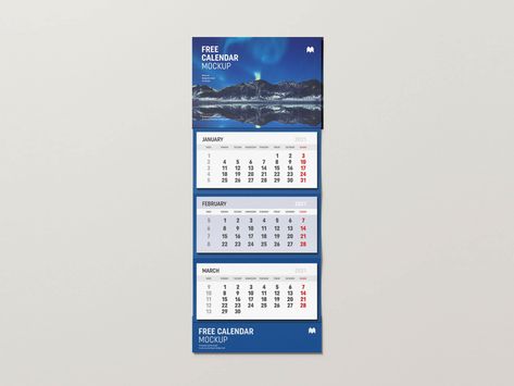 Free 3 Months Vertical Wall Calendar 2021 Mockup PSD Set - Good Mockups 3 Month Calendar, Calendar Mockup, Wall Calender, Wall Calendar Design, Header Design, Free Calendar, Calendar Design, Front View, Mockup Psd