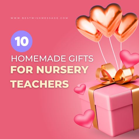 Brighten up a nursery teacher's day with these adorable homemade gifts! From personalized tote bags to handmade bookmarks, these ideas are as thoughtful as they are fun. 🎨✨ #DIYGiftIdeas #TeacherAppreciationWeek #HandmadeWithLove #NurseryGifts #CraftyIdeas 📚🌻 Nursery Teacher, 13th Birthday Gifts, 25th Birthday Gifts, Baby Shower Wishes, 2nd Birthday Gifts, Diy Wall Clock, Handmade Bookmarks, Christmas Gifts For Wife, Diy Bottle