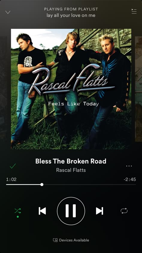 Bless the Broken Road - Rascal Flatts Rascal Flats, Country Playlist, Nordic Wedding, Bless The Broken Road, Country Music Songs, Rascal Flatts, Wedding Playlist, Country Music Quotes, First Dance Songs