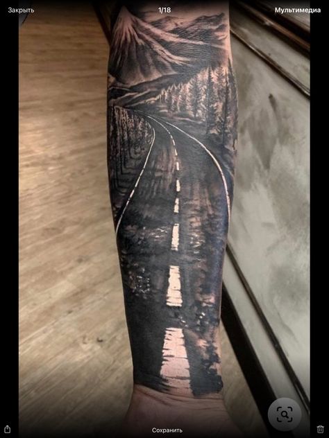 Trucker Tattoo, Tatuaje Cover Up, Lower Arm Tattoos, Truck Tattoo, Nature Tattoo Sleeve, Wolf Tattoo Sleeve, Realistic Tattoo Sleeve, Motorcycle Tattoos, Bike Tattoos