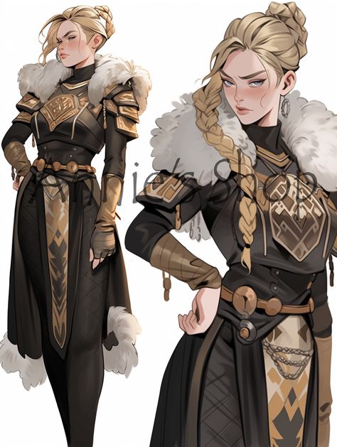 Dnd Guild Master, Orphan Character Design, Dnd Winter Outfit, Paladin Armor Female, Oath Of The Crown Paladin, Dnd Fancy Clothes, Paladin Armor Dnd, Noble Woman Character Design, Spellcaster Pose Reference