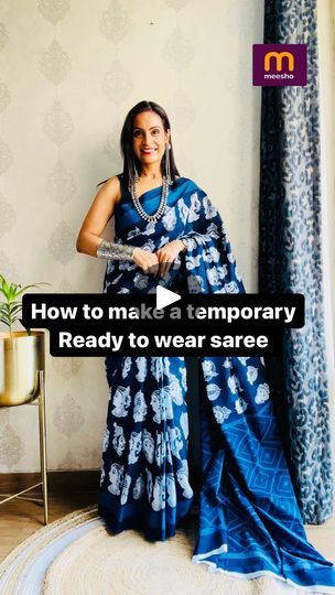 Saree Hacks, Styling Saree, Saree Aesthetics, Meesho Saree, Office Wear Saree, Draping Saree, Pre Stitched Saree, Mul Cotton Saree, Saree Inspiration