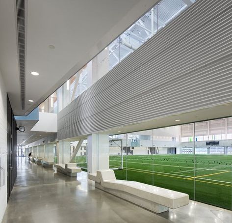 Indoor Soccer Field, Soccer Center, Social Housing Architecture, Athletic Center, Gym Facilities, Indoor Arena, Stadium Design, Sport Hall, Sports Club