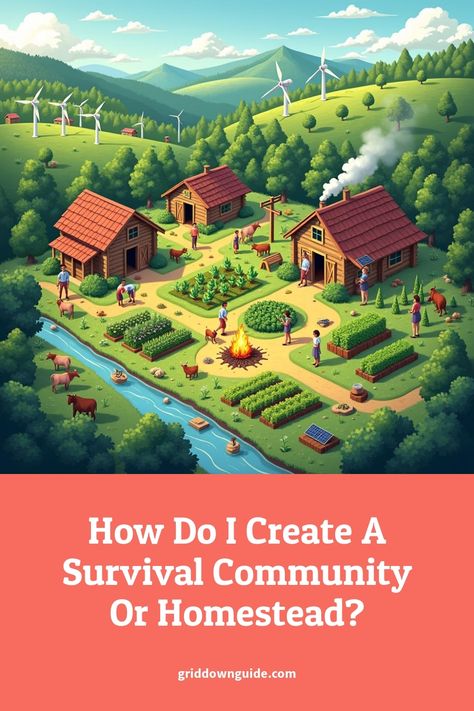 Thinking about creating your own survival community or homestead can be exciting and overwhelming at the same time. From finding the right location to building a sustainable infrastructure, there are... How To Build Community, Survival Tent, Solar Fan, Emergency Response Team, Neighborhood Watch, Communications Plan, Emergency Plan, Workshop Organization, Sustainable Farming