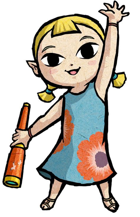 Aryll - The Legend of Zelda: The Wind Waker HD Outset Island, The Wind Waker, Hyrule Warriors, Fire Emblem Awakening, Wind Waker, Zelda Art, Twilight Princess, Younger Sister, The Legend Of Zelda