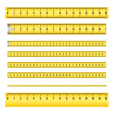 Measuring Tape Illustration, Tape Illustration, Reading A Ruler, Mm Ruler, Applique Templates, Busy Bee, Vector Images Illustrations, Stock Photography Free, Masculine Cards