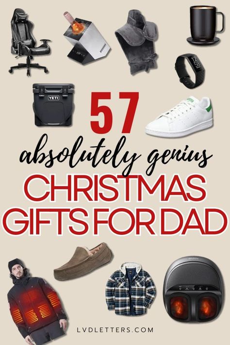 57 Ideas for Christmas Gifts for Dad He'll Love - LVD Letters Father And Son Gifts, Best Dad Gifts For Christmas, Good Gifts For Dads Christmas, Christmas Gifts For First Time Dads, Gift Basket For Dad Christmas, Dads Christmas Gifts, Things To Get Dad For Christmas, Best Christmas Gifts For Dad, What To Get My Dad For Christmas