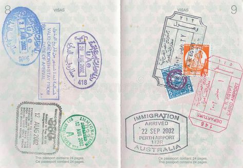 Passport Stamps. Passports stamps from countries such as Australia, Egypt, Unite , #Ad, #stamps, #countries, #Passports, #Passport, #Stamps #ad Etsy Journals, Full Passport, Stamped Passport, Living In Belize, Passport Design, South East Asia Backpacking, Restaurant Promotions, Backpacking Routes, 2024 Manifestation