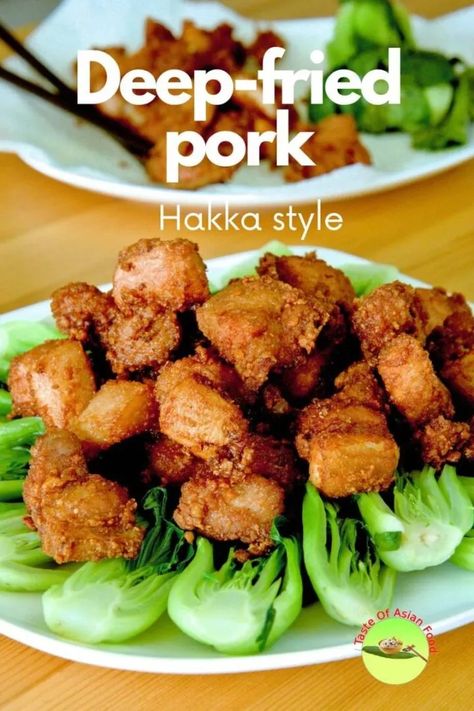 Fried pork belly Hakka style - Quick and easy recipe (absolutely delicious) Fried Pork Belly Recipes Easy, Deep Fried Pork Belly, Chinese Pork Belly Recipe, Easy Pork Belly, Pork Belly Recipes Easy, Hakka Recipe, Korean Pork Belly, Pork Belly Recipes Crispy, Fried Pork Belly