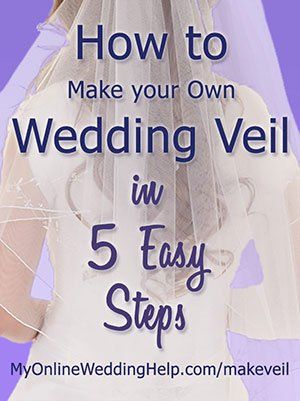 How to Make a Wedding Veil with Comb. 5 Steps! How To Make Veil, Veil Diy, Diy Wedding Veil, Comb Veil, Drop Veil, Wedding Help, Diy Bridal, Wedding Event Planning, Wedding Veils