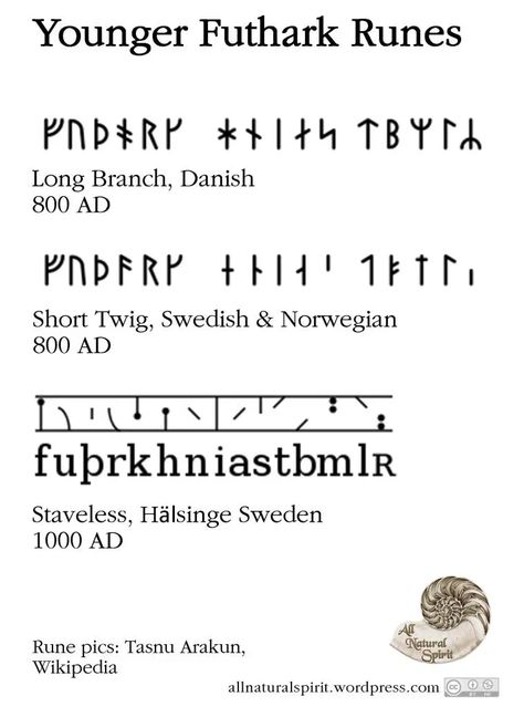 Younger Futhark Rune Variants - Long branch, short twig, staveless Younger Futhark Runes, Traditional Viking Tattoos, Younger Futhark, Alphabet Words, Long Branch, Norse Runes, Futhark Runes, Viking Shield, Norse Symbols