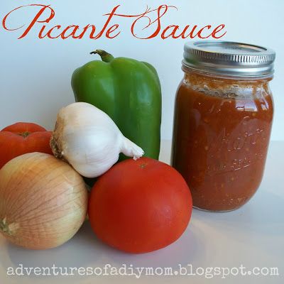 Picante Sauce Recipe For Canning, Pace Picante Sauce Recipe, Chicken Picante Recipe, Louisiana Hot Sauce Recipe, Picante Sauce Recipe, Pickles Canning, Canning Tomatoes Recipes, Fresh Salsa Recipe, Canning Peaches