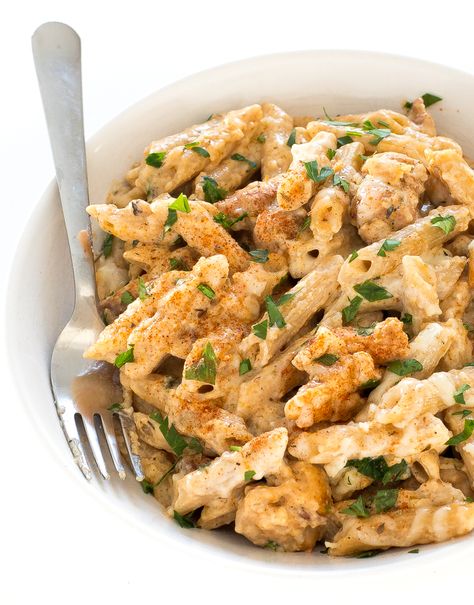 Cajun Chicken Pasta Bake (30 Minutes!) - Chef Savvy Homemade Chicken Alfredo, Best Crockpot Chicken, Creamy Cajun Chicken Pasta, Blackened Chicken Recipe, Crockpot Chicken Alfredo, Creamy Cajun Chicken, Cajun Chicken Pasta Recipes, Chef Savvy, 2023 Recipes