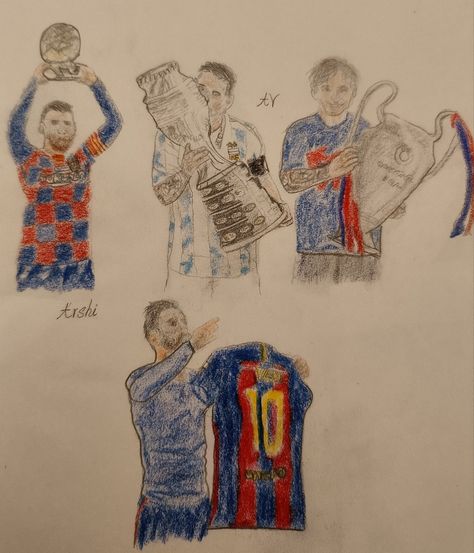 Messi Art Drawing, Soccer Art Drawing, Lionel Messi Drawing, Football Art Drawing, Messi Drawing, Worldcup Football, Soccer Drawing, Soccer Art, Football Art