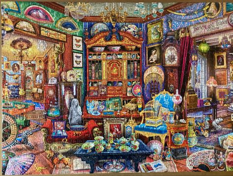 Rooms Of Wonder, Aimee Stewart, Fairytale House, Buffalo Games, Vintage Board Games, Curiosity Shop, Game Themes, Mosaic Wall Art, 1000 Piece Jigsaw Puzzles