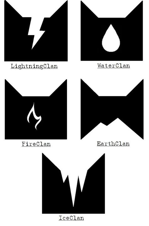 Warrior Cats Camp, Warrior Cats Clans, Pinterest Tattoos, Warrior Cat Names, Warrior Cats Comics, Camping With Cats, Cat Template, Fandom Drawing, Symbol Tattoo