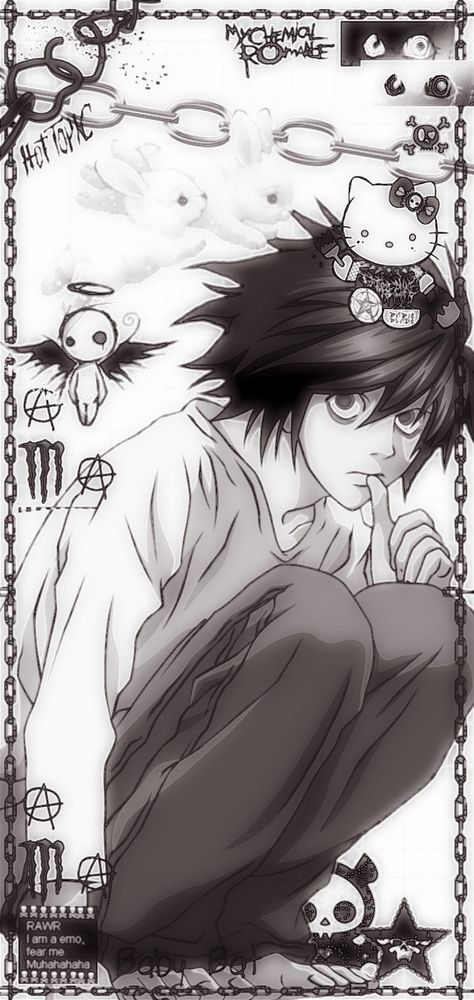 L Lawliet Lockscreen, Deathnote Wallpaper Phone, Anime Goth Wallpaper, Lawliet Wallpaper, Background Anime Wallpaper, Emo Aesthetic Wallpaper, I Love Wallpaper, 2021 Wallpaper, Background Anime