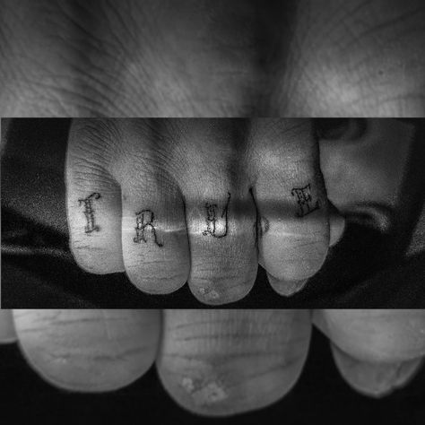 Knuckle Tattoos, True Grit, Tatting, Wedding Rings, Engagement Rings, Tattoos