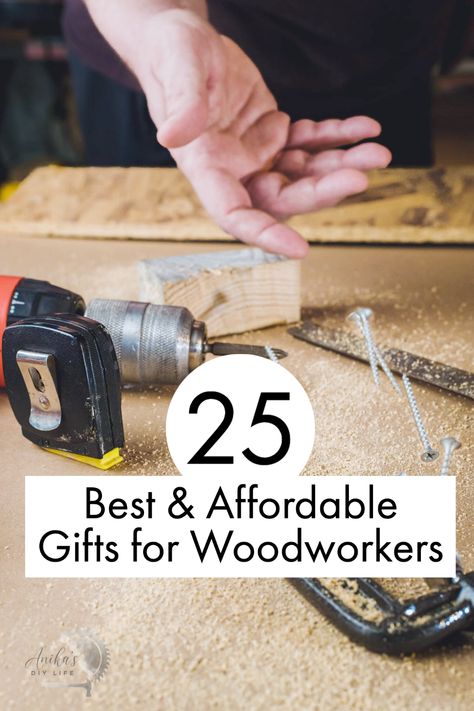 Best and affordable gifts for woodworkers! Gifts for men and women woodworkers | Christmas stocking stuffer ideas for men | gift ideas for DIY and woodworking | Gifts for carpenters | Fathers day gift for woodworkers #Anikasdiylife #giftguide #woodworking Women Woodworkers, Gifts For Woodworkers, Woodworking Gifts, Gifts For Carpenters, Plywood Projects, Woodworking Tools For Beginners, Diy Easter Gifts, Wood Repair, Kreg Jig