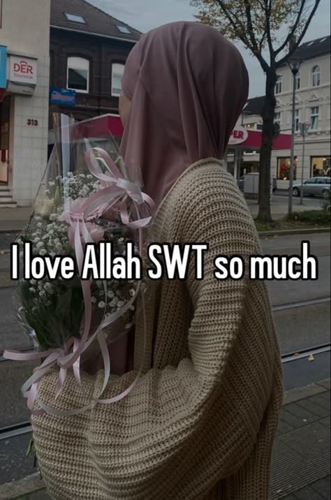 #whisper #muslim #islam #1 I Love Allah, Love Allah, Islam Quotes About Life, Love In Islam, Islamic Quotes Wallpaper, Muslimah Aesthetic, Muslim Lifestyle, Muslim Book, Learn Islam