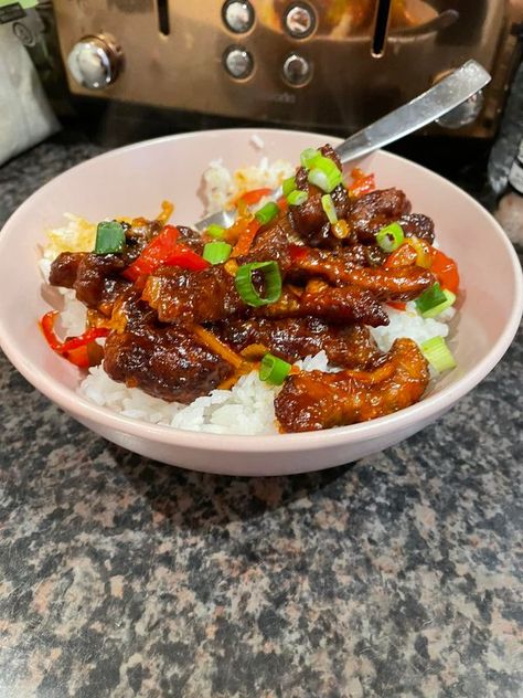 Ninja Speedi Recipes / Ninja Combi Recipes | The BBC good food recipe and it was amazing 😊 https://www.bbcgoodfood.com/recipes/air-fryer-crispy-chilli-beef | Facebook Combi Oven Recipes, Ninja Speedi Meals Recipes, Ninja Combi Recipes, Ninja Speedi Recipes, Combi Recipes, Ninja Combi, Crispy Chilli Beef, Ninja Recipes, Bbc Good Food