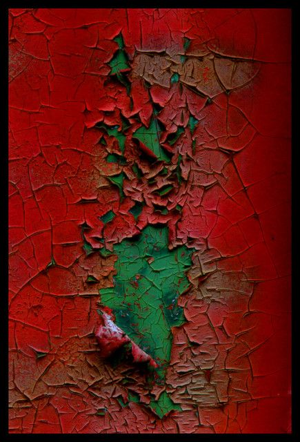 Green to red to green again | Thomas Shanahan | Flickr Paint Peeling, Texture Inspiration, Peeling Paint, Complementary Colors, Color Textures, Shades Of Red, Texture Art, Textures Patterns, Color Inspiration