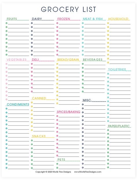 Grocery Checklist Printable Free, Grocery Shopping List Printable, Grocery Shopping List Template, Printable Grocery List Template, Grocery List Printable Free, Master Grocery List, Free Grocery List, Shopping List Template, Printable Grocery List