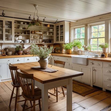 Cafehailee - Regal kitchen 😍😍 Kitchen Old Style Rustic, French Country Farmhouse Decorating, Old House Aesthetic Interior, Kitchen Old Style, Old Farmhouse Aesthetic, Spot Light Photoshoot, Regal Kitchen, Rustic Cottage Kitchens, 1940s Farmhouse