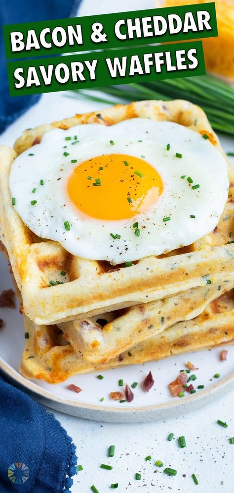 1 reviews · 30 minutes · Serves 8 · 1 reviews · 30 minutes · Serves 8 · Learn how to make this Savory Waffles Recipe for an impressive brunch or make-ahead breakfast. Pair these easy homemade waffles and with an egg and a drizzle of… What To Make For Breakfast, Savory Waffle Recipe, Vegan Butter Substitute, Waffle Batter, Recipe With Bacon, 30 Minute Meals Healthy, Healthy Kid Friendly Meals, Healthy Oatmeal Breakfast, Savory Waffles