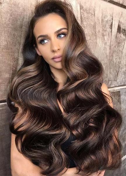 Kray Kray huge and gorgeous Carli Bybel Hair, Deep Brown Hair, Hair Color Brown Chestnut, Chestnut Brown Hair, Rambut Brunette, Guy Tang, Caramel Hair, Long Brown Hair, Balayage Brunette