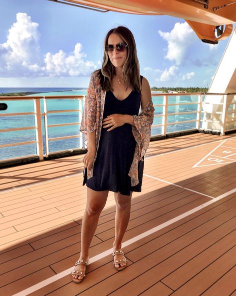 Our Disney Cruise Vacation. What to pack on a Disney Cruise | MrsCasual Summer Cruise Outfits, Cruise Attire, Princess Cruise Lines, Disney Cruise Vacation, Cruise Pictures, Romantic Cruise, Cute Maternity Outfits, Cruise Outfits, Family Cruise