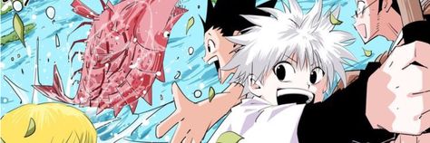 Anilist Banners, Hxh Header, Killua Banner, Hxh Banner, Banners For Discord, Anime Banners, Anime Header, 트위터 헤더, Anime Banner