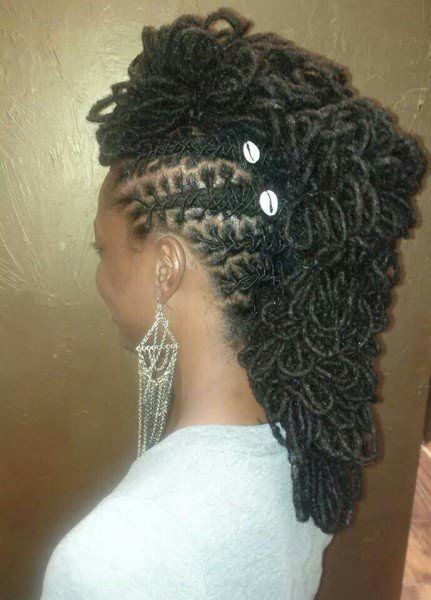 Natural Hair Pictures, Faux Loc, Sisterlocks Styles, Dreadlock Styles, Dreads Styles, Hair Locks, Dread Hairstyles, Hairstyle Gallery, Dreadlock Hairstyles