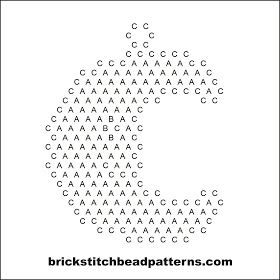 Crescent Moon Halloween Brick Stitch Bead Pendant Pattern Word Chart Beaded Moon Pattern, Seed Bead Halloween, Stitch Bead Pattern, Beaded Moon, Beaded Stars, Moon Halloween, Beaded Art, Crescent Earrings, Halloween Beads