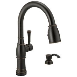 Venetian Bronze Bronze Kitchen Faucet, Delta Kitchen Faucet, Best Kitchen Faucets, Cleaning Faucets, Kitchen Faucet With Sprayer, Retractable Hose, Tuscan Kitchen, Delta Faucets, Kitchen Faucets